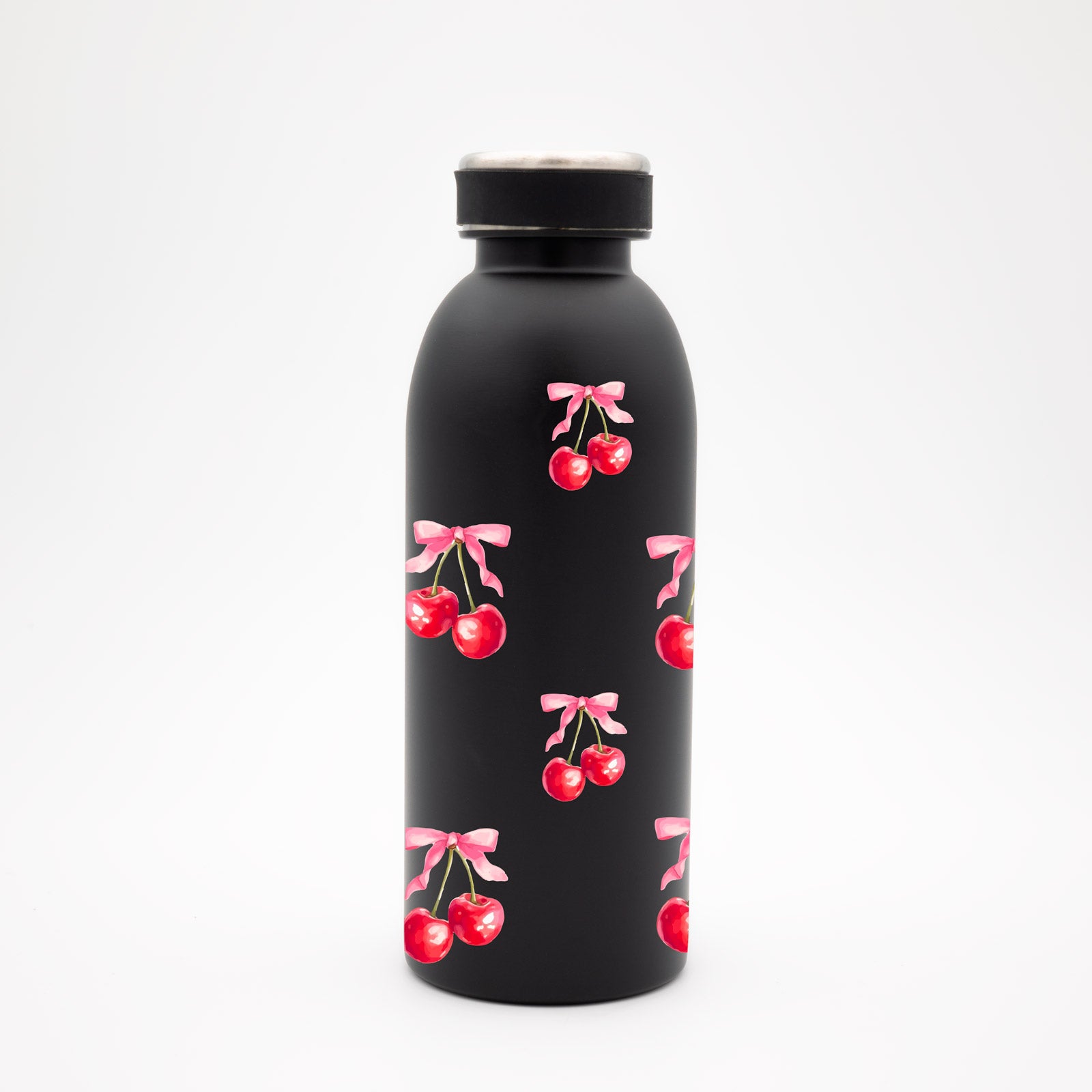 Cerise Pattern Black