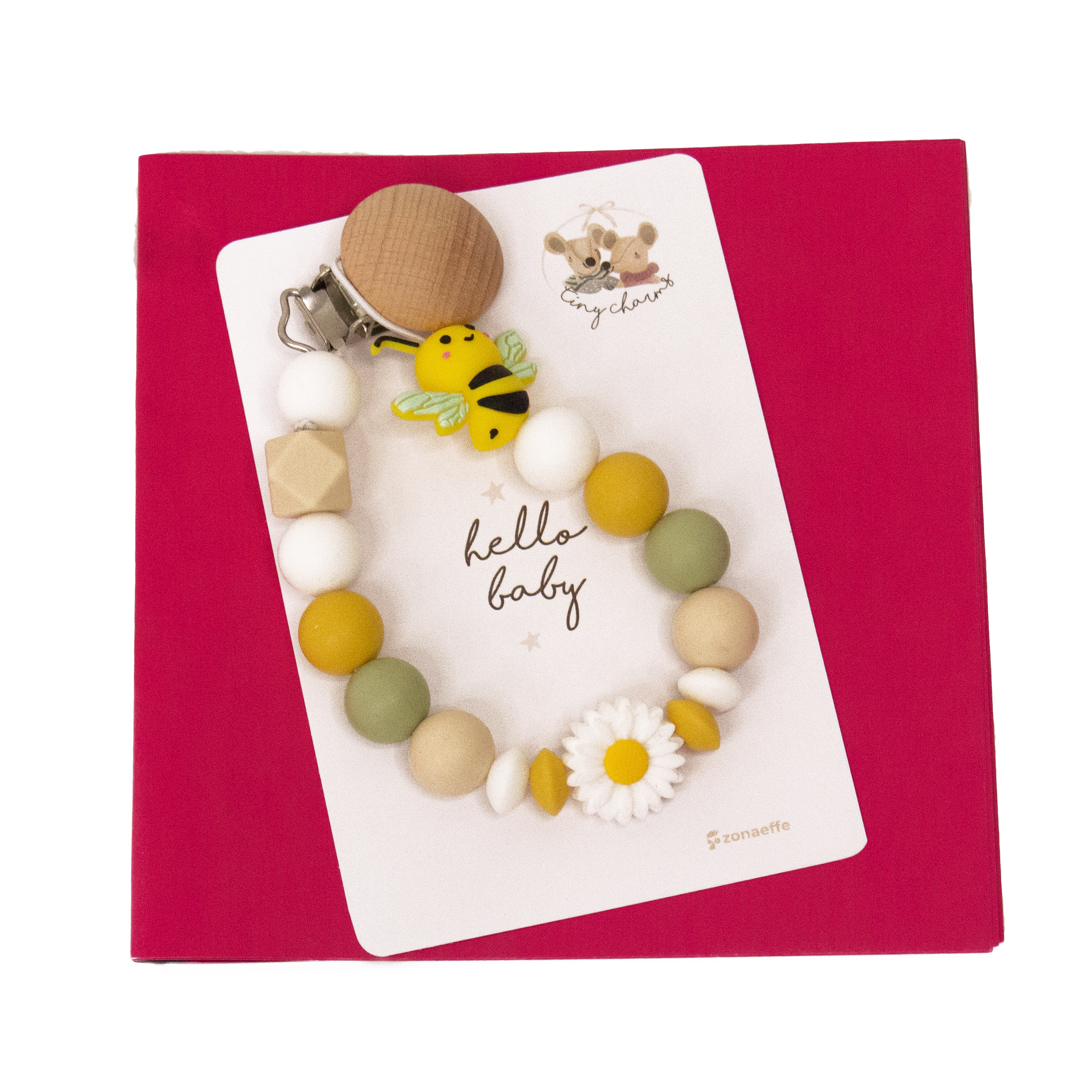 Clip ciuccio Happy Garden
