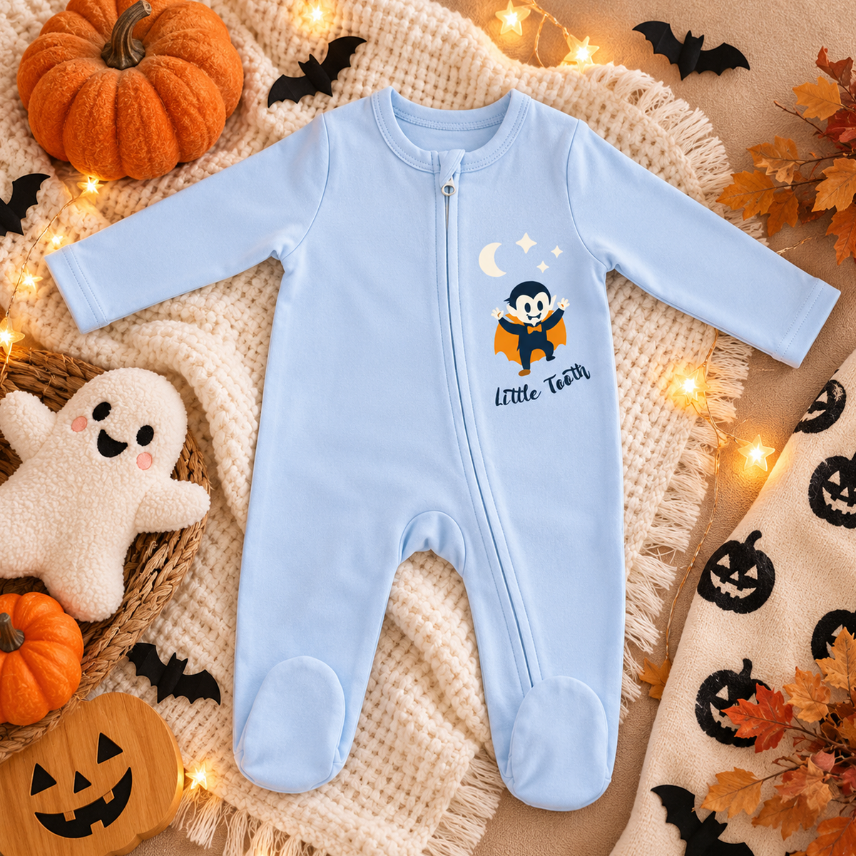 Zonaeffe - Tutina con Dracula - col. celeste - Unisex