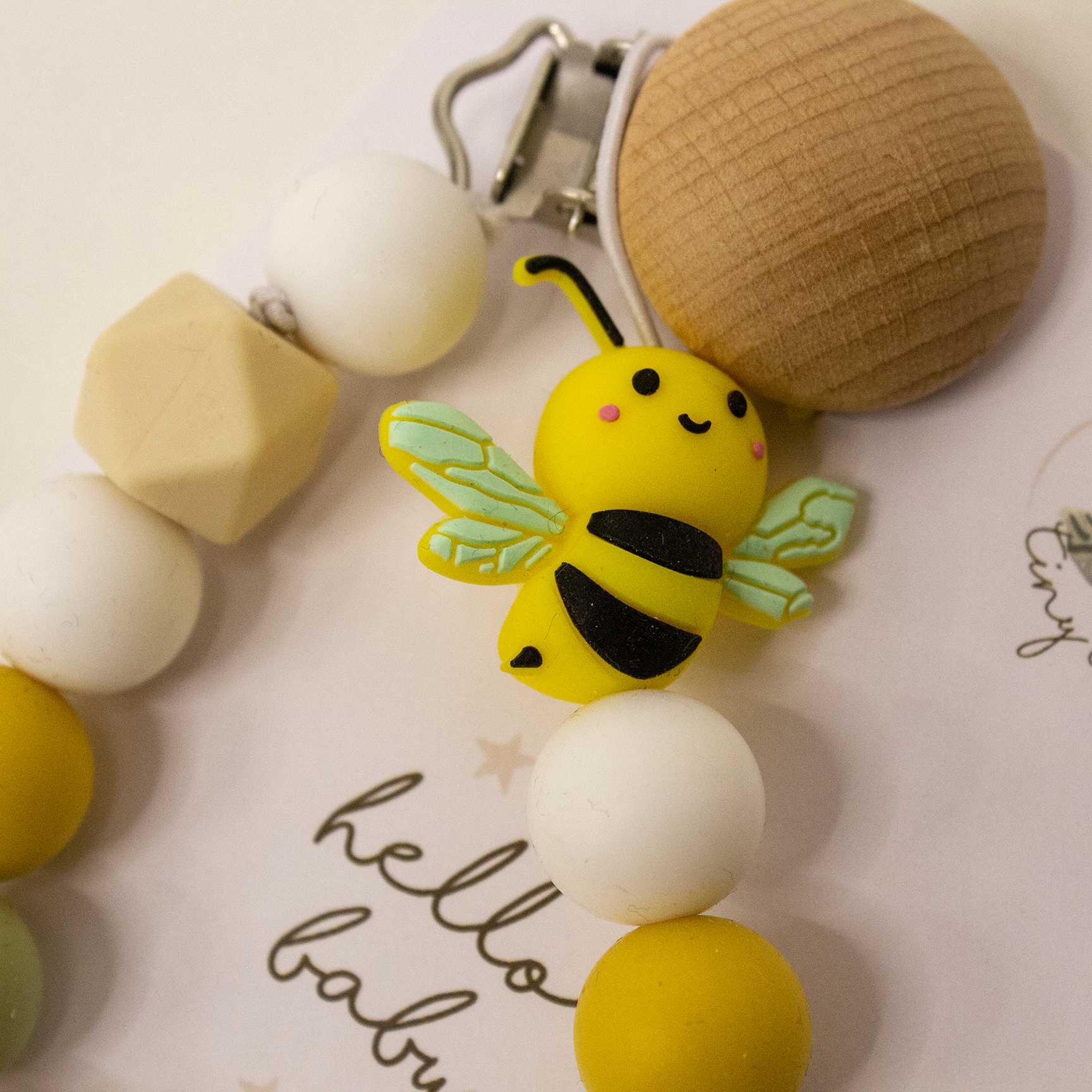 Clip ciuccio Happy Garden